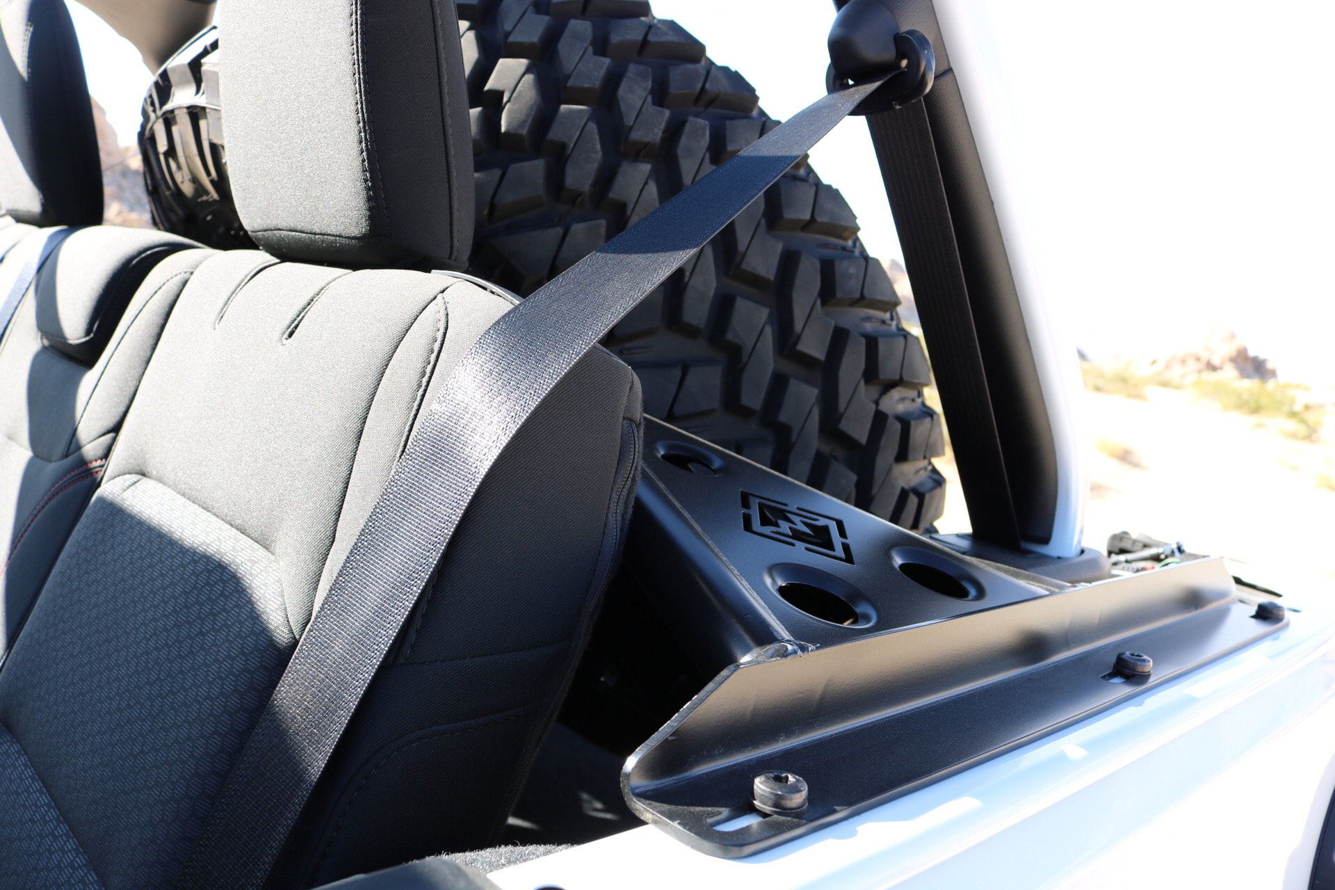 Jeep jk interior spare tire mount deals